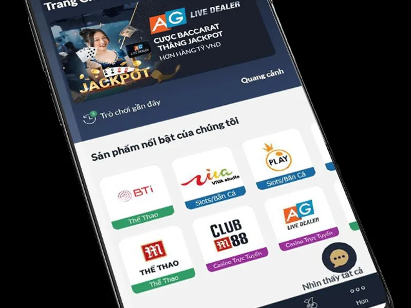 Sòng bạc trực tuyến và trò chơi Live Casino