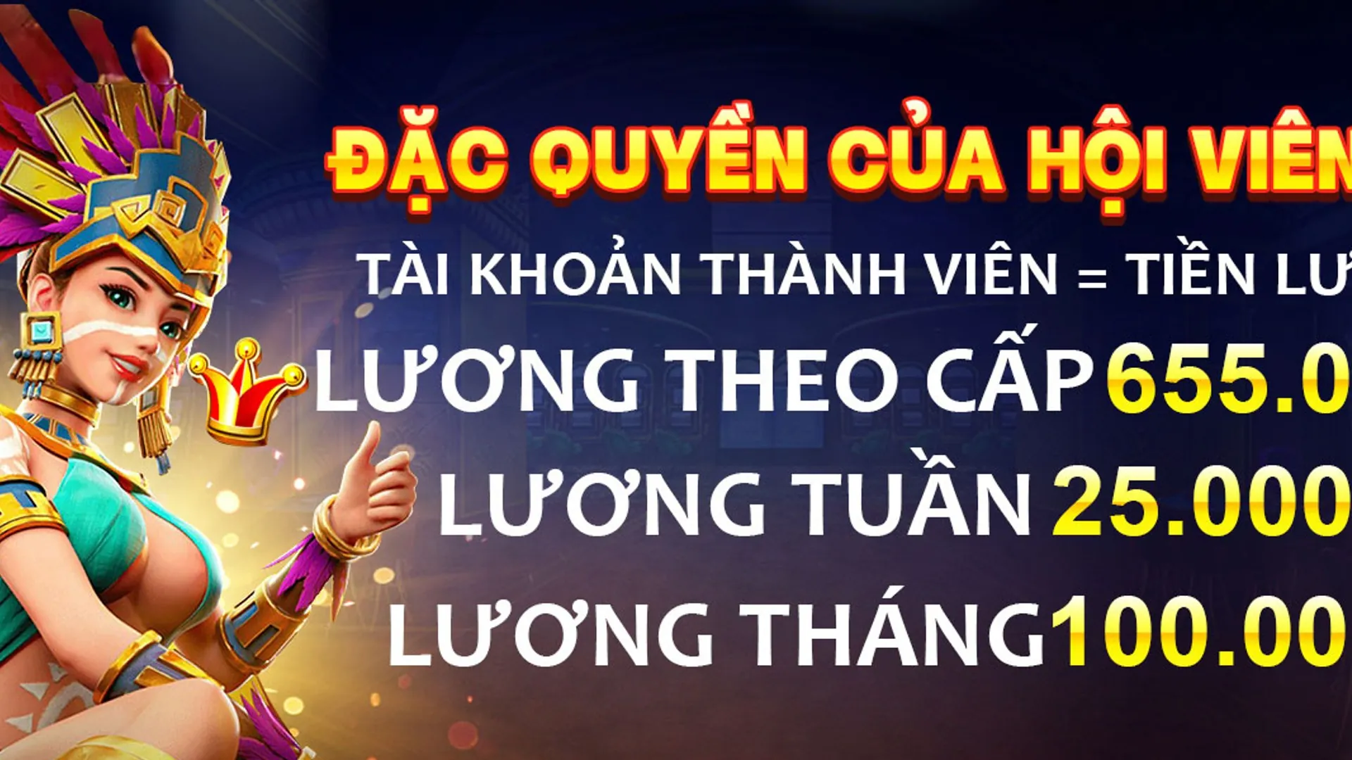 Hình ảnh chào mừng thành viên VIP 0123win